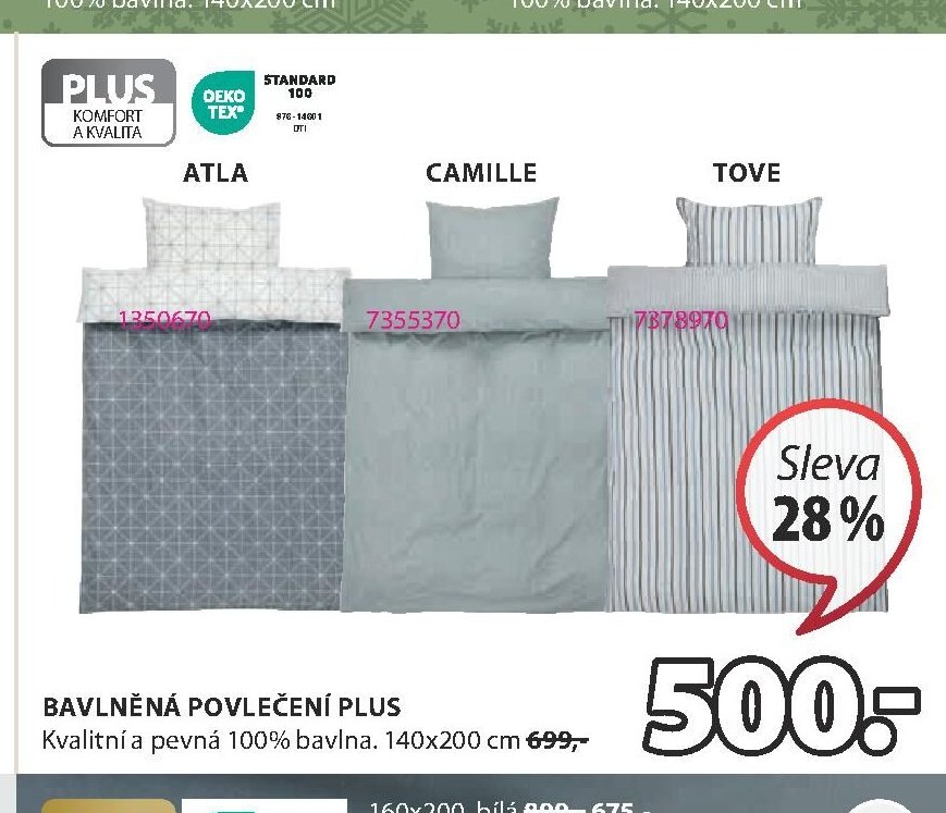 Bavlněná povlečení Plus