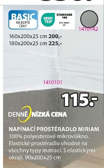 Napínací prostěradlo Miriam
