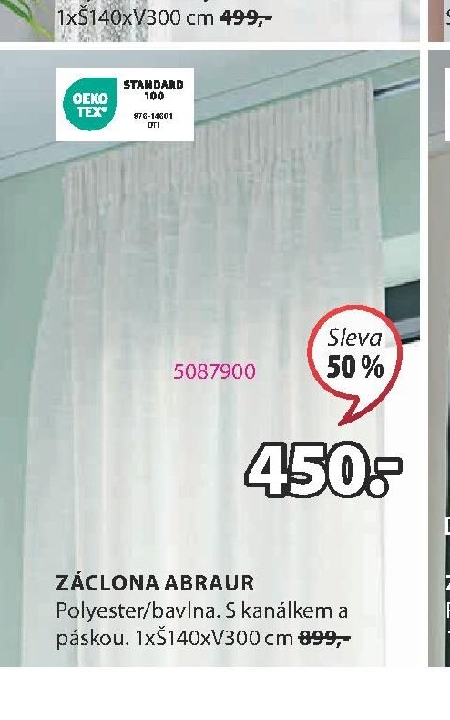 ZÁCLONA ABRAUR