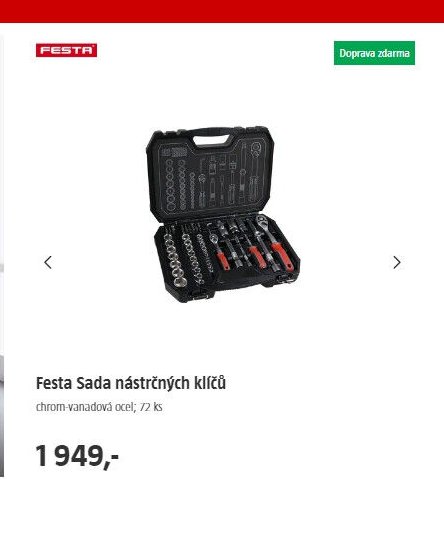 Festa Sada nástrčných klíčů