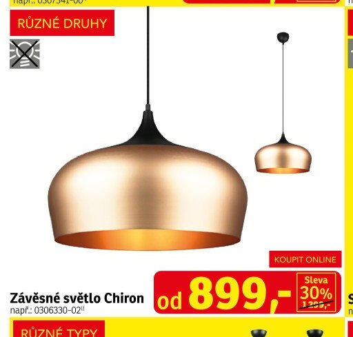 Závěsné světlo Chiron