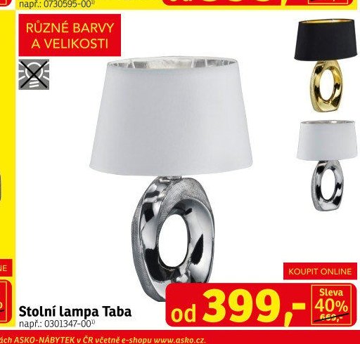 Stolní lampa Taba