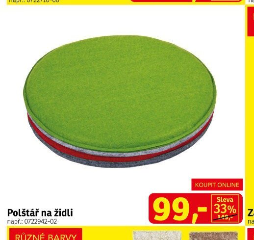 Polštář na židli