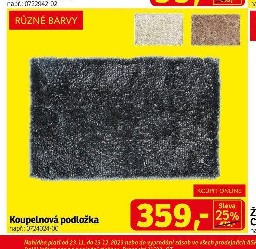 Koupelnová podložka