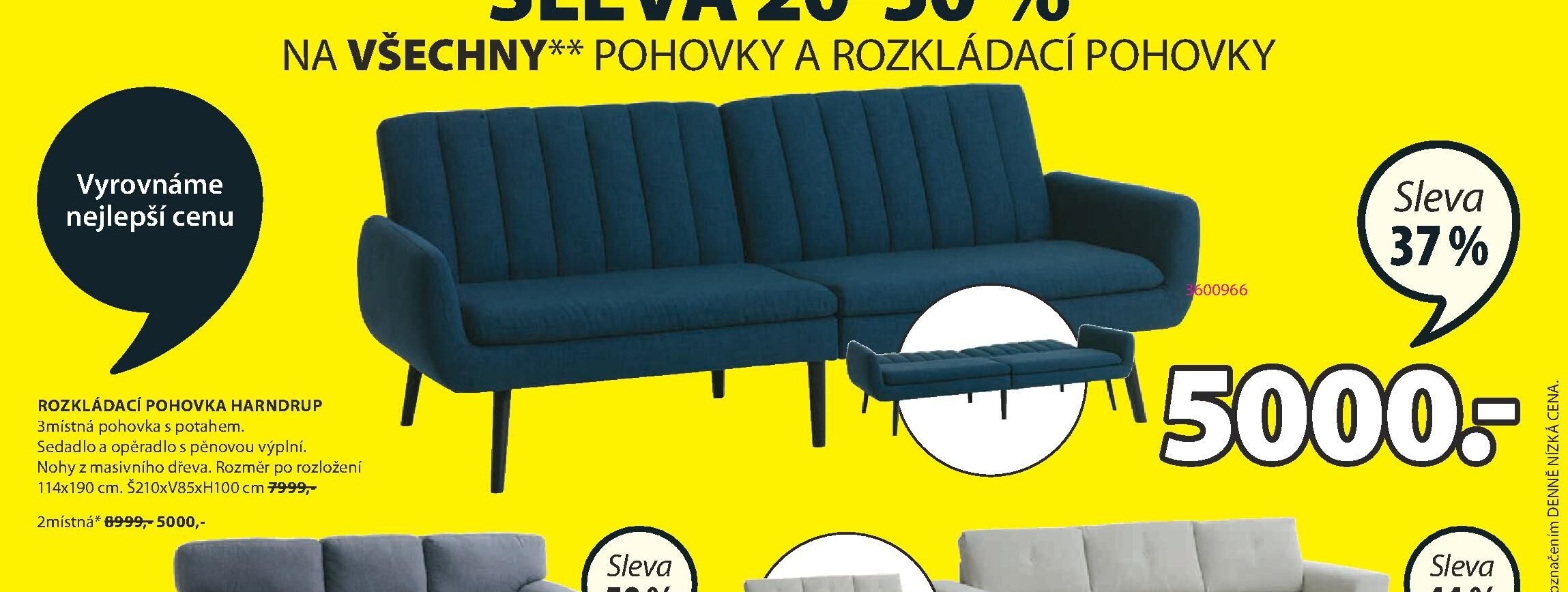 ROZKLÁDACÍ POHOVKA HARNDRUP