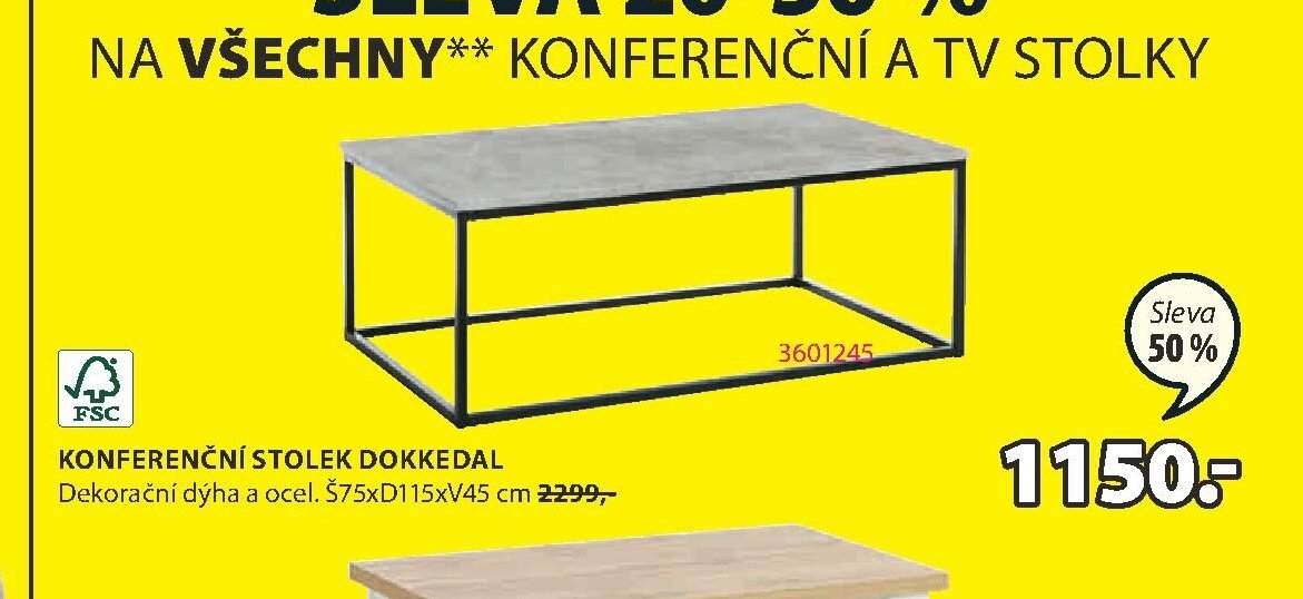 KONFERENČNÍ STOLEK DOKKEDAL