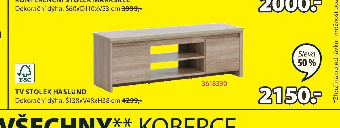 TV STOLEK HASLUND