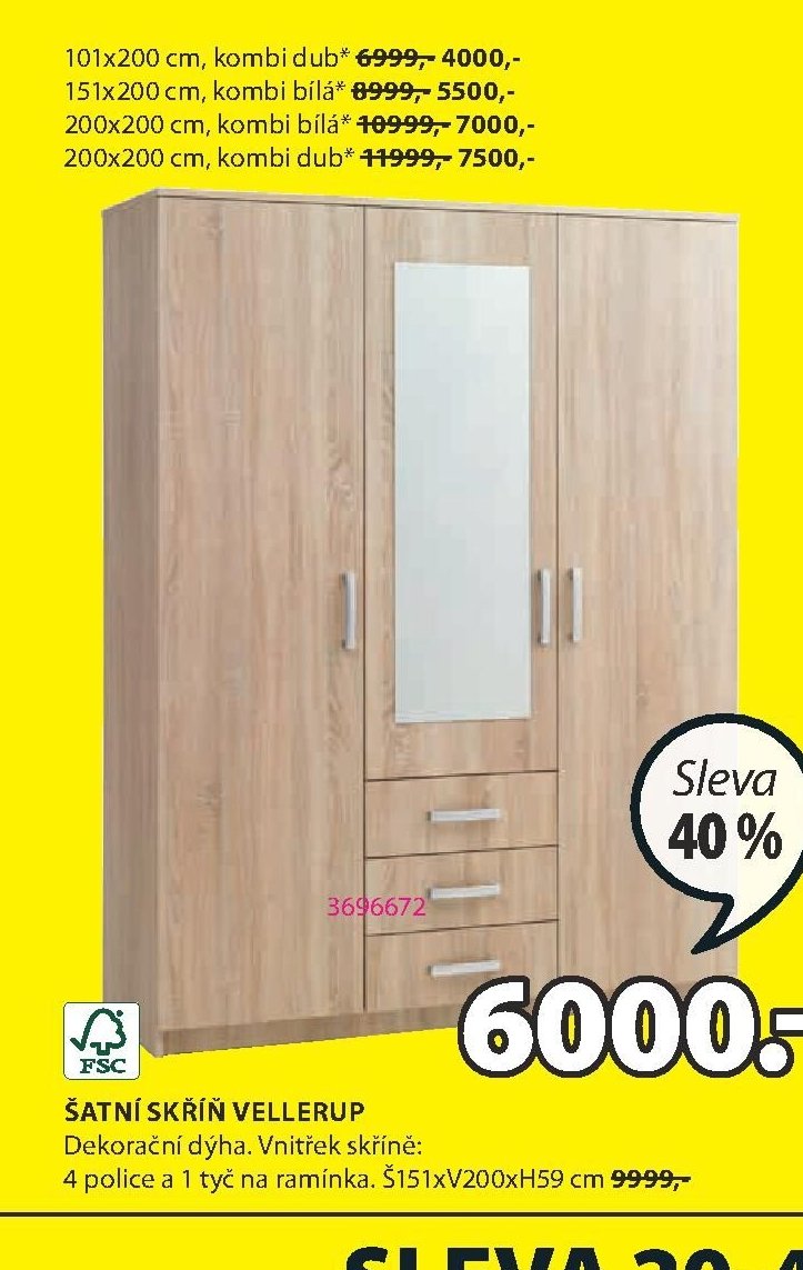 ŠATNÍ SKŘÍŇ VELLERUP