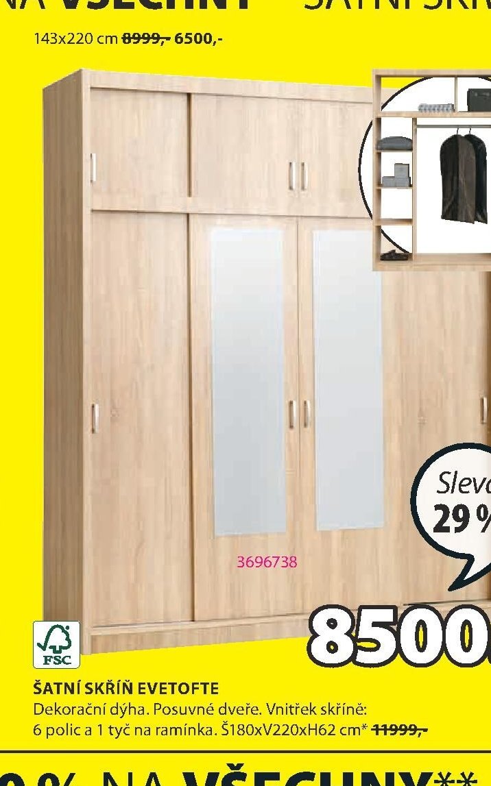 ŠATNÍ SKŘÍŇ EVETOFTE