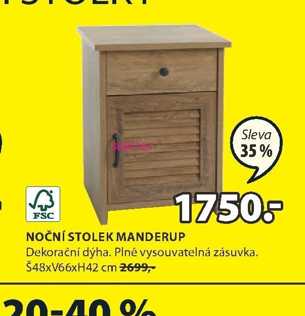 NOČNÍ STOLEK MANDERUP