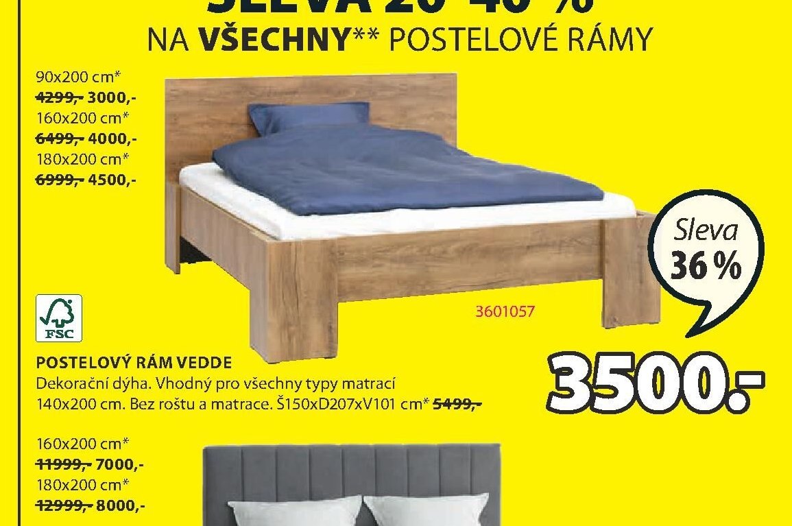 POSTELOVÝ RÁM VEDDE