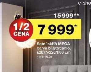 Šatní skříň MEGA