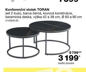 Konferenční stolek TORAN