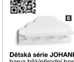 Dětská série JOHANKA - Věšák na zeď
