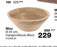 Mísa mangovníkové dřevo