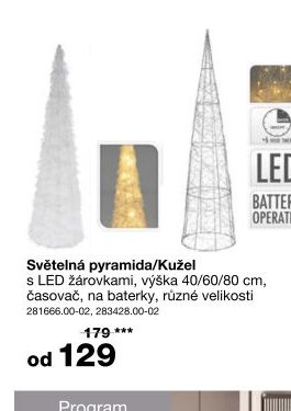 Světelná pyramida/Kužel