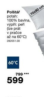 Polštář potah 100% bavlna