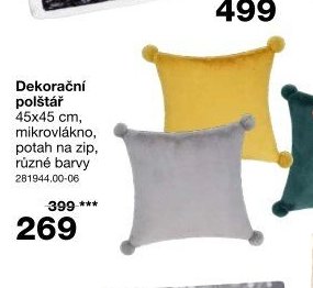 Dekorační polštář