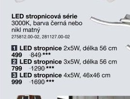 LED stropnice série