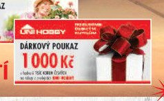 Dárkový poukaz 1000 Kč