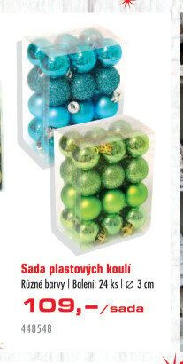 Sada plastových koulí