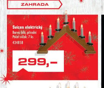 Svícen elektrický