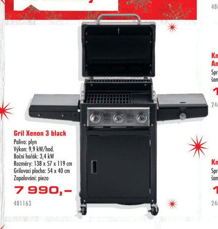 Gril Xenon 3 black