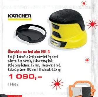Škrabka na led aku EDI 4