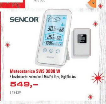Meteostanice SWS 3000 W
