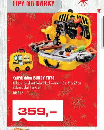 Kufrík dílna BUDDY TOYS