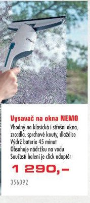 Vysavač na okna NEMO
