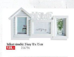 Multirámy 3 kusy 10 x 15 cm