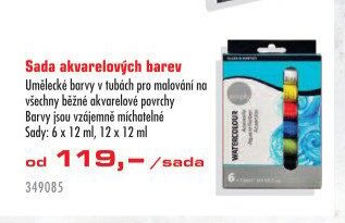 Sada akvarelových barev