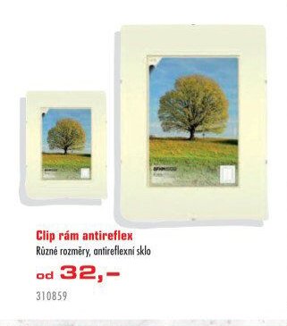Clip rám antireflex