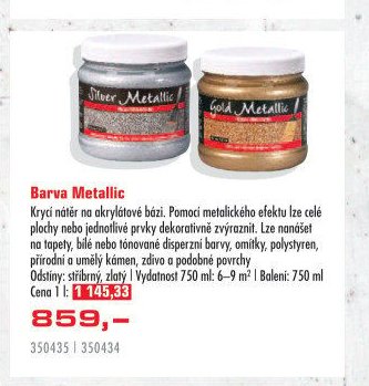 Barva Metallic