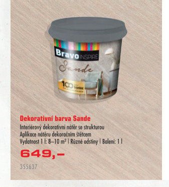 Dekorativní barva Sande
