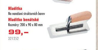Hladítko benátské