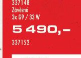 SPHERA, Závěsné (3 svítidla)