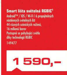 Smart lišta světelná RGBIC
