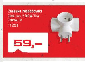 Zásuvka rozbočovací