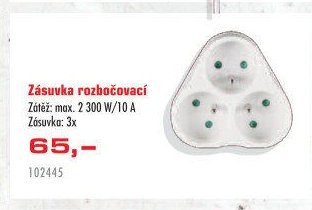 Zásuvka rozbočovací