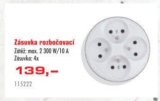 Zásuvka rozbočovací