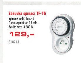 Zásuvka spínací TF-16
