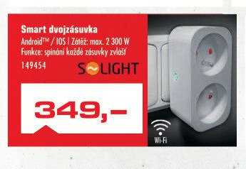 Smart dvojzásuvka