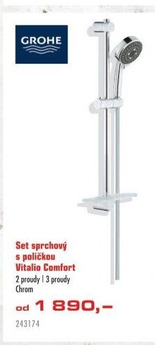 Set sprchový s poličkou Vitalio Comfort
