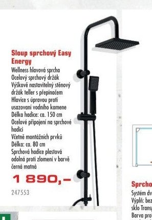 Sloup sprchový Easy Energy