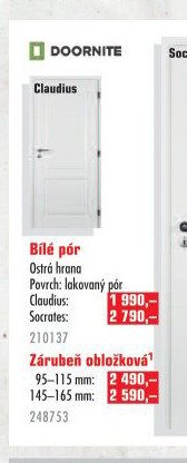 Claudius bílé pór dveře