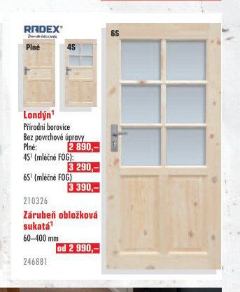 Radex Londýn dveře