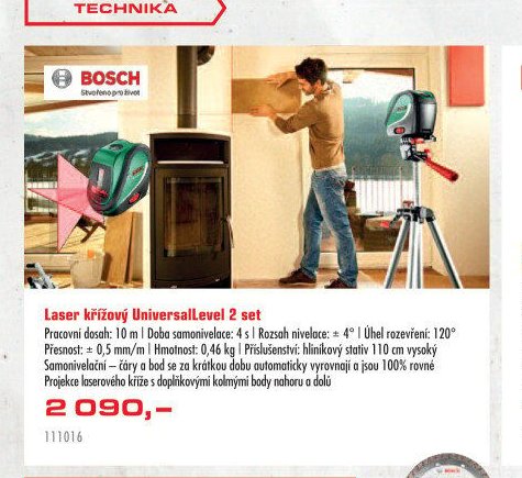 Laser křížový UniversalLevel 2 set
