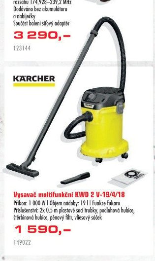Vysavač multifunkční KWD 2 V-19/4/18